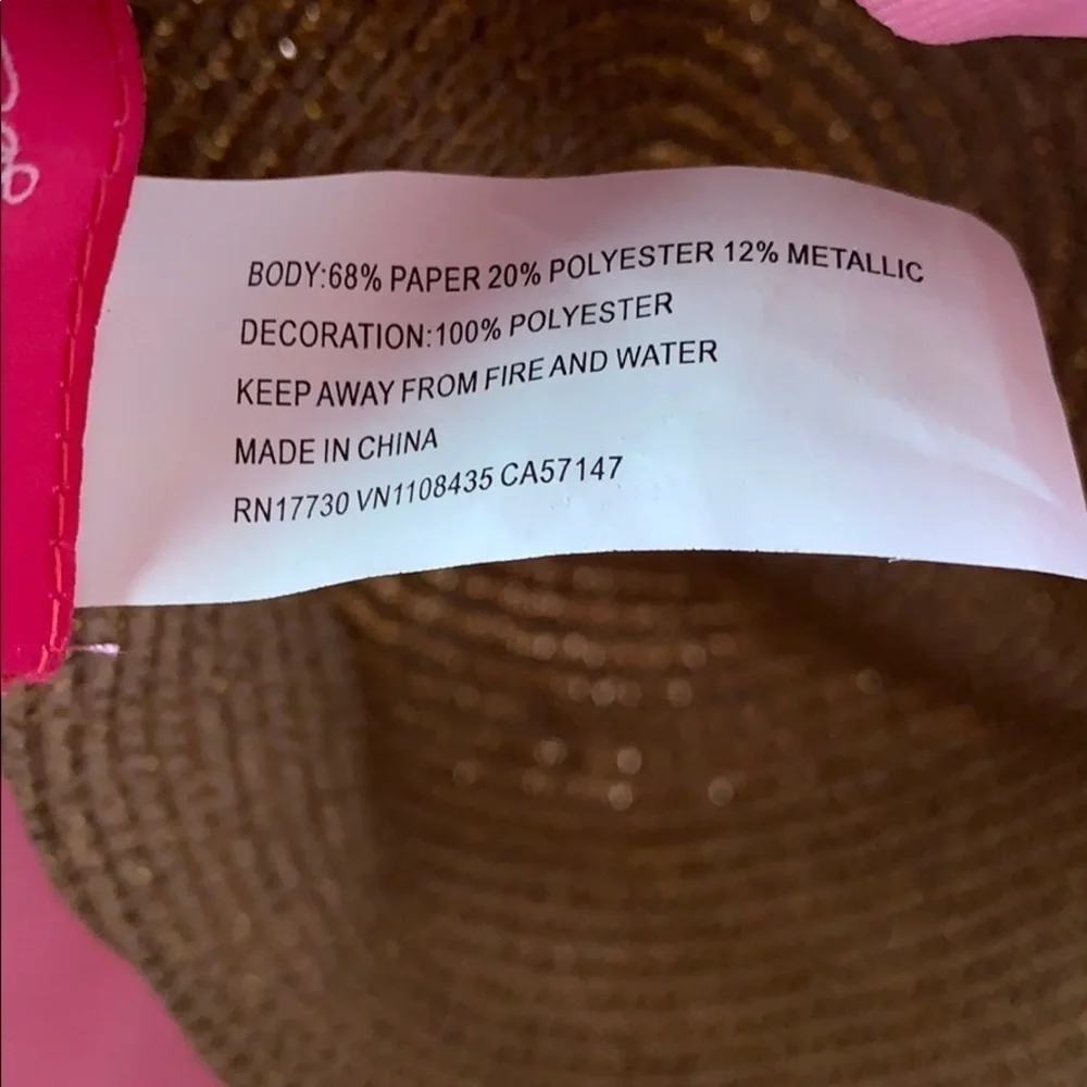 Lilly Pulitzer for Target straw hat